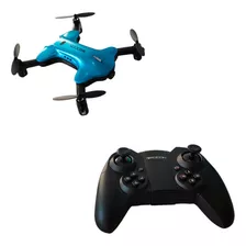 Drone Drocon Con Camara Rc Hd Wifi + Control + 1 Bateria Color Azul