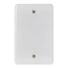 Placa Espelho 4x2 Cega C/ Suporte Ilumi Linha Stylus Branco