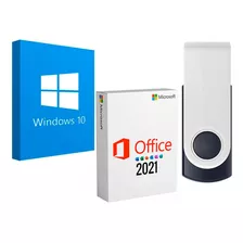 Office 2021 Formatação Ativado Windows 10 Pendrive