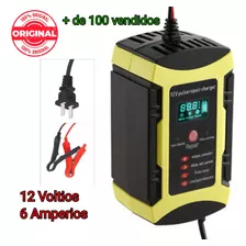 Cargador De Batería Inteligente Para Vehículos 12v Y 6a 