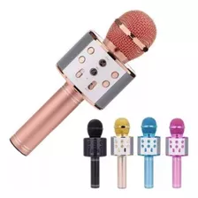 Microfone Sem Fio Youtuber Bluetooth Karaoke Reporter Festas Cor Azul