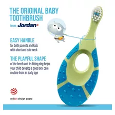 Cepillo Dental Para Bebés De 0 A 2 Años Jordan Step 1, Cerda