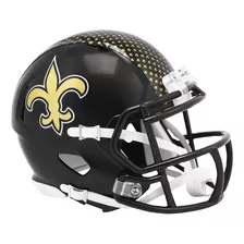 Helmet Nfl Alternate New Orleans Saints - Riddell Speed Mini