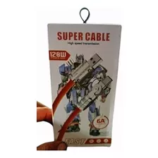 Super Cable De Carga Rápida Tipo C 120w-6a