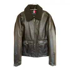 Chaqueta De Ecocuero Tommy Hilfiger, Muy Cómoda E Impermeable 