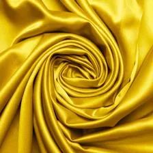 Tecido Cetim Liso Dourado 100% Poliéster 1mt X 1,50mt