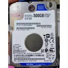 Disco Duro Interno Wd 2.5in 500gb Hdd Sata Lii Wd5000 Ipzx