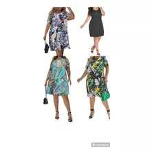 Lote 10 Vestido Plus Size Moda Evangélica Até Tamanho 54