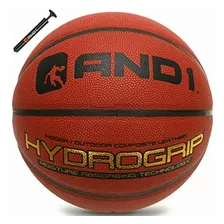 And1 Hydrogrip Balón De Baloncesto Y Bomba De Cuero Color Naranja - Hydrogrip