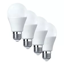 Combo X4 Lampara Led Nova 10w Bajo Consumo Fria/calida E27