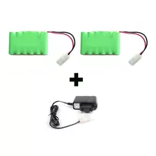 Bateria 7,2v 2500mah Aa Ni-mh (kit Com 2 + Carregador 7,2v)