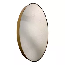 Espelho Decorativo Parede Moldura Metal De 30cm