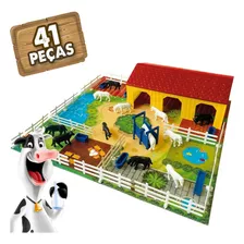 Minha Fazenda 41 Peças C/ Animais 0230 Nig Brinquedos