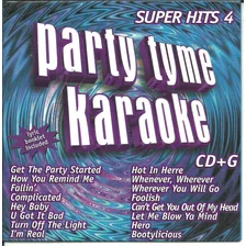 Cd. Party Tyme Karaoke | Super Hits 4 