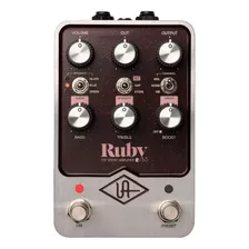 Universal Audio Amplificador De Impulso Superior Uafx Ruby '