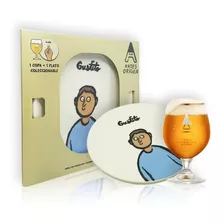 Gift Pack Cerveza Andes Copa 330 Ml + Plato En Caja Regalo