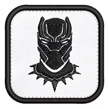 Patch Bordado Super-herói Pantera Negra Vingadores 6cm