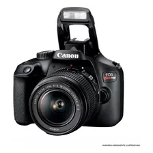  Canon Eos Rebel Kit T100 + Lente 18-55mm Cor Preto