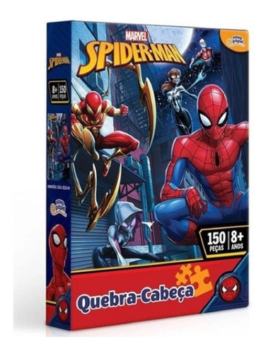 Quebra-cabeça Toyster Homem Aranha De 150 Peças