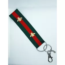 Llavero Gucci Golden Bee Lanyard Porta Llave Usb Carro Moda