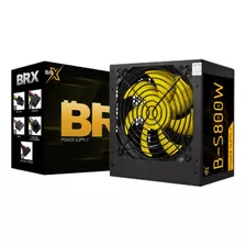 Fonte De Alimentação Atx Gamer 800w Real Pfc Ativo Brx