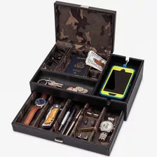 Houndsbay Admiral Dresser Valet Box Y Organizador De Joyero