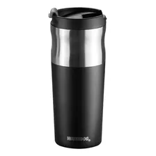 Vaso Térmico Acero Inoxidable Waterdog Olivera 450cc Color Negro Oliver450