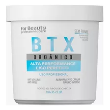 Btx Capilar Orgânico Anti Frizz For Beauty 1kg