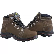 Bota Adventure Masculina Couro Escalada Trilhas Dia A Dia