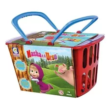 Cesta De Pic Nic Masha E Urso Kit Cozinha Infantil Cotiplas