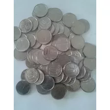 Lote Com 80 Moedas De 10 Cruzeiros De 1991