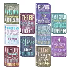 Mini Cuadernos Notas Frase Motivacionales 30pcs Fondo Madera