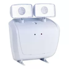 Lampara De Emergencia Led Recargable 2 Focos Ip42 6w