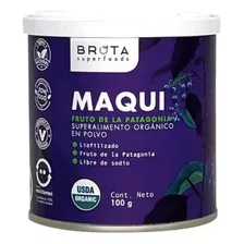 Maqui Orgánico En Polvo Antioxidante Brota 100g