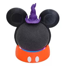 Suporte Para Alexa Echo Dot 4 Ou 5 Mickey Halloween