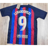 Camiseta Fc Barcelona De Lewandowski 9 (local 2022/23)