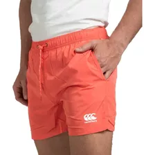 Short De Baño Canterbury Waikato Malla Hombre Coral