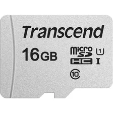 Tarjeta De Memoria Transcend Ts16gusd300s-a 300s Con Adaptador Sd 16gb