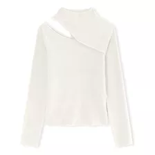 Blusa De Punto Cut Out C&a De Mujer