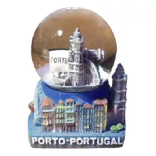 Globo De Neve De Símbolos Da Cidade Do Porto - Portugal