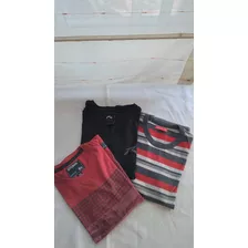 Combo X 3 Remeras Manga Larga Talle 10