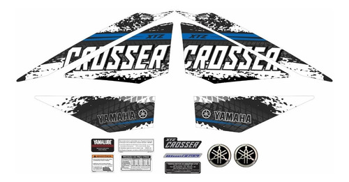 Kit Adesivo Tanque Moto Yamaha Crosser Xtz 150 Personalizado