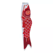 En La Brisa Peces Koi Windsock, Rojo