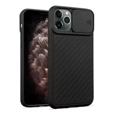 Carcasa Protector Negra + Lámina Compatible C/ iPhone 12 Pro