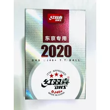 Bola Dhs Dj40+ 3 Estrelas Tênis Mesa Tóquio Olimpíada 2020