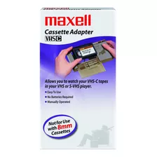 Maxell 290060 Adaptador De Casete Vhs-c