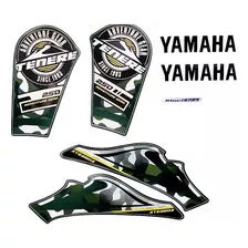 Kit Jogo De Adesivo Yamaha Xtz Tenere 250 2018 Cinza Verde