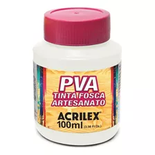 Tinta Pva Fosca 100ml Ref 519 Branco Acrilex