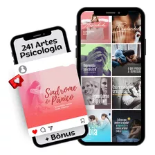 241 Artes Pack Canva Psicologia Templates Editáveis +2 Bônus