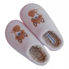 Pantuflas Nena Panda Unicornio Corderito Invierno